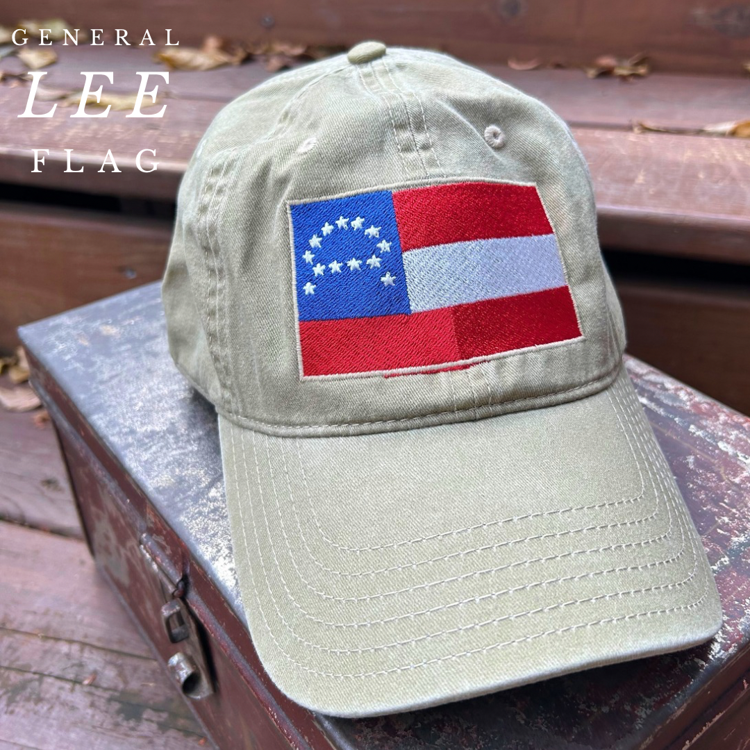 General Robert E. Lee's Headquarters Flag Cap - Close-Out - Embroidery Error