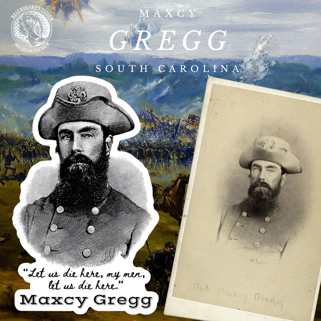 Maxcy Gregg - South Carolina Stickers