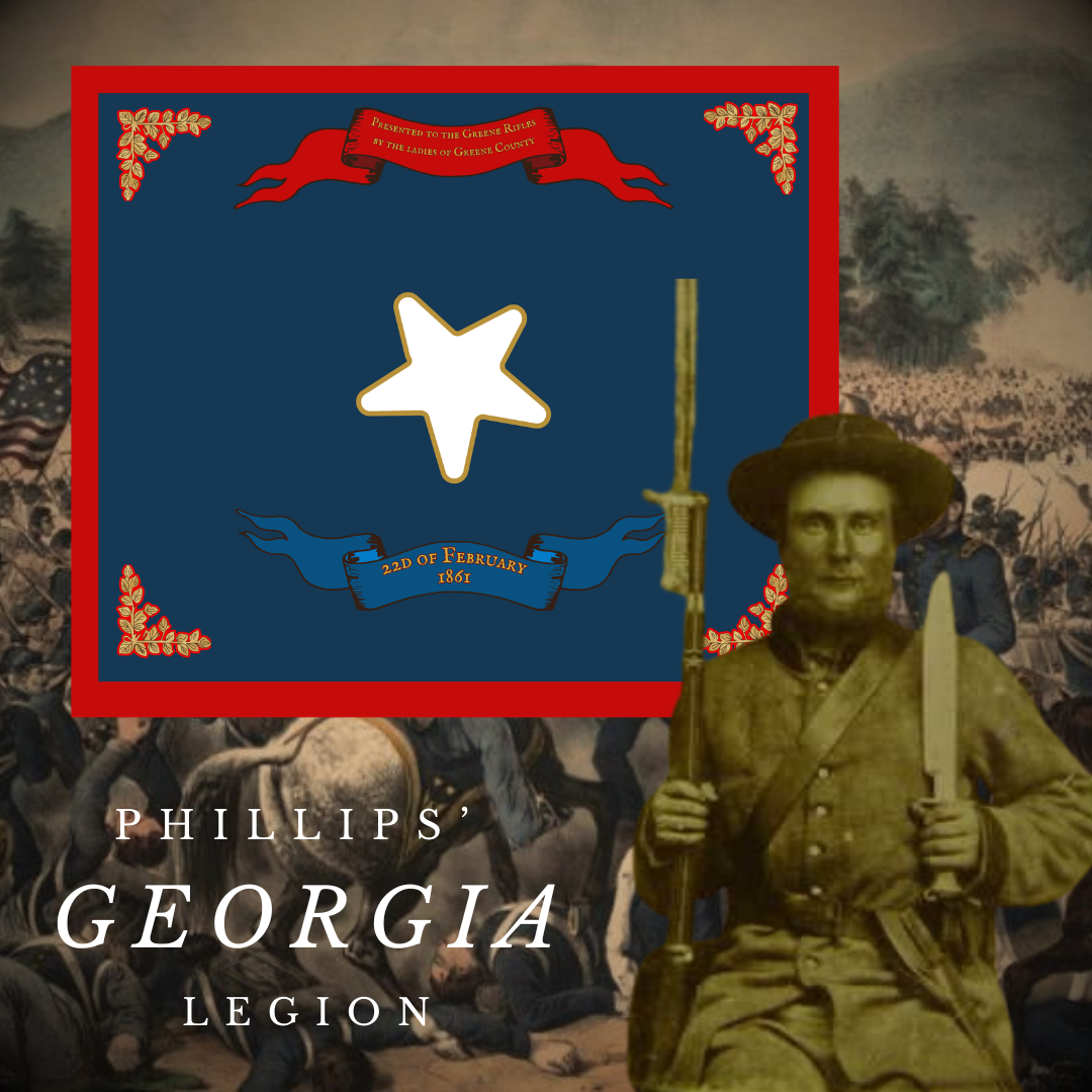 Phillip's Legion - Company A "Greene Rifles" Flag