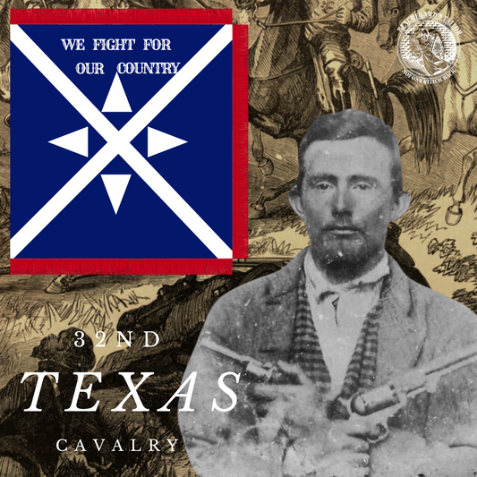 "We Fight for our Country" 32nd Texas Cavalry Stickers/Magnets