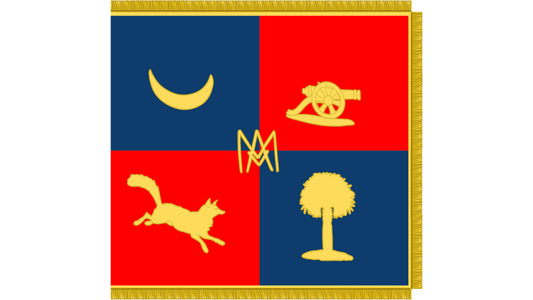 Marion Artillery Flag Sticker