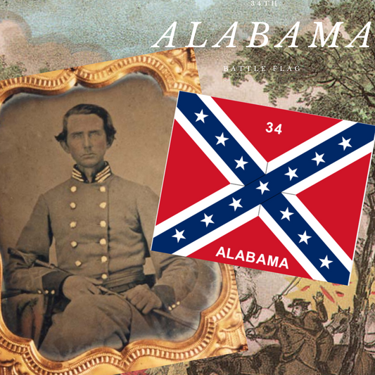 34th Alabama Infantry House Flag