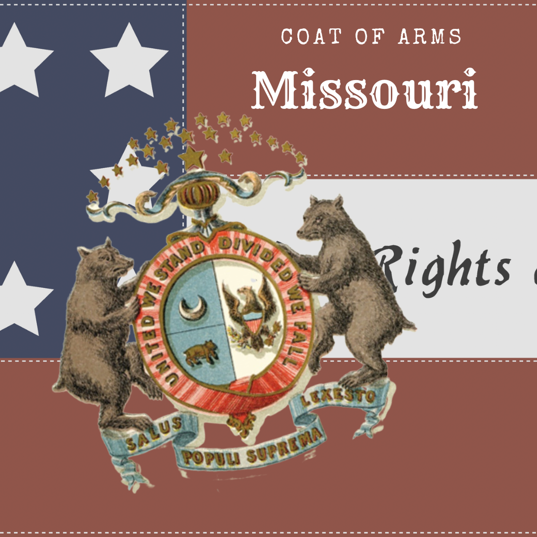 Missouri Coat of Arms Stickers