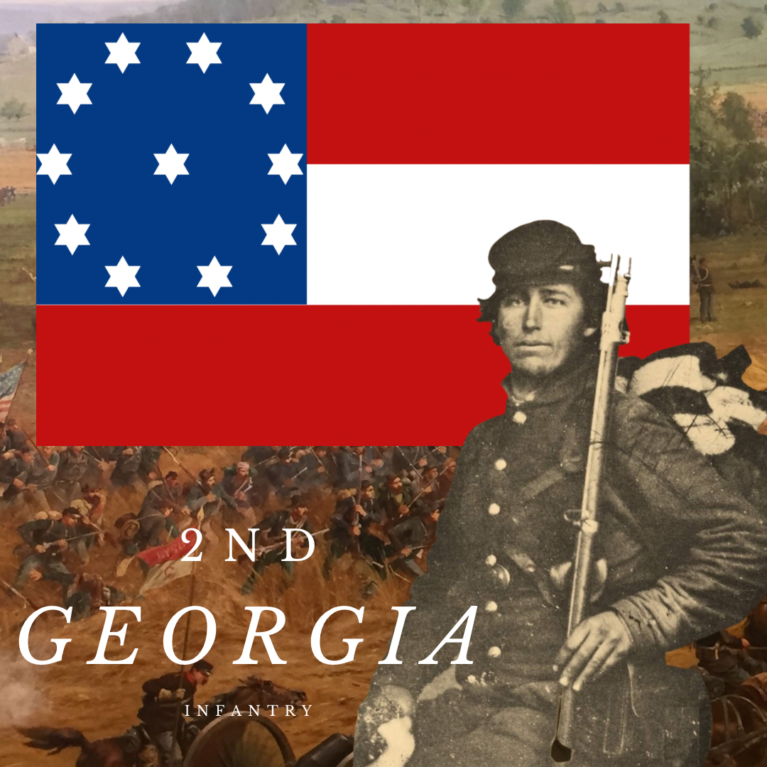 2nd Georgia Infantry 1st National House Flag