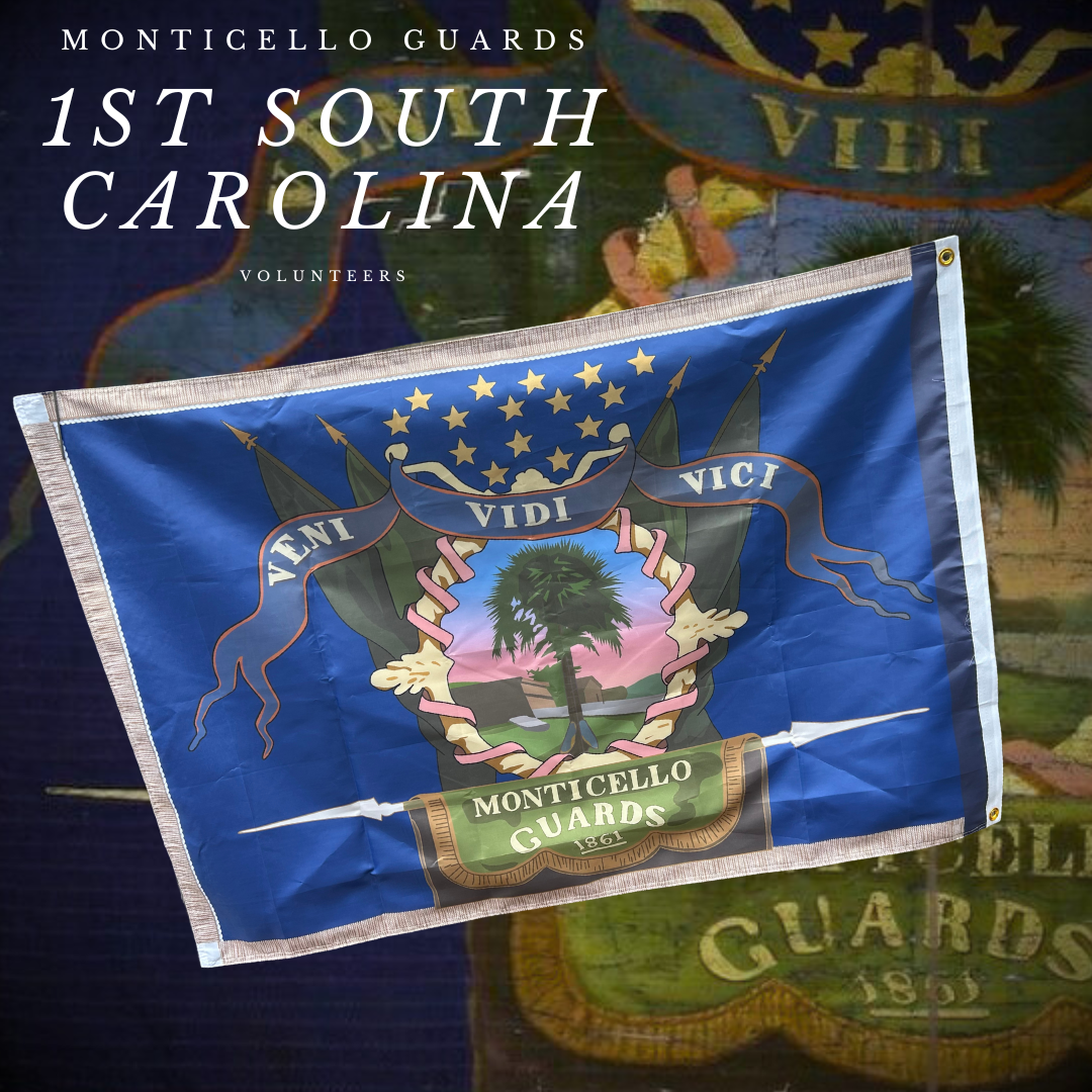 Monticello Guards/ Fairfield Volunteers Company I, 1st Regiment Infantry, South Carolina Volunteers Flag