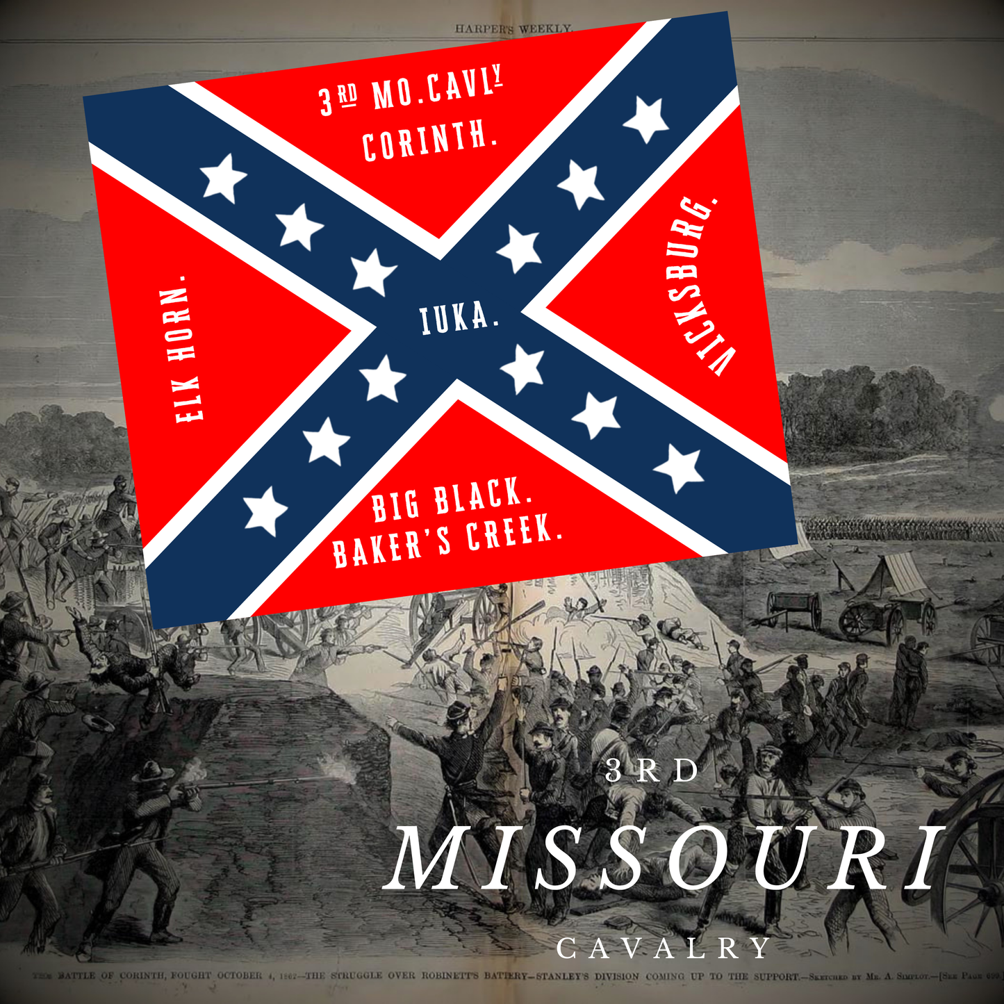3rd Missouri Cavalry Flag