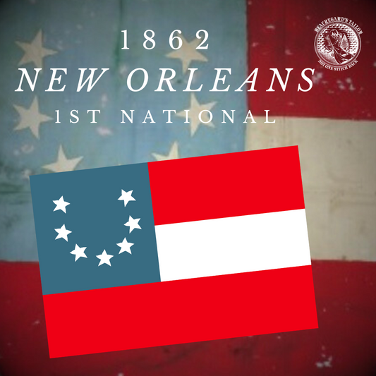 New Orleans 1st National Flag Stickers