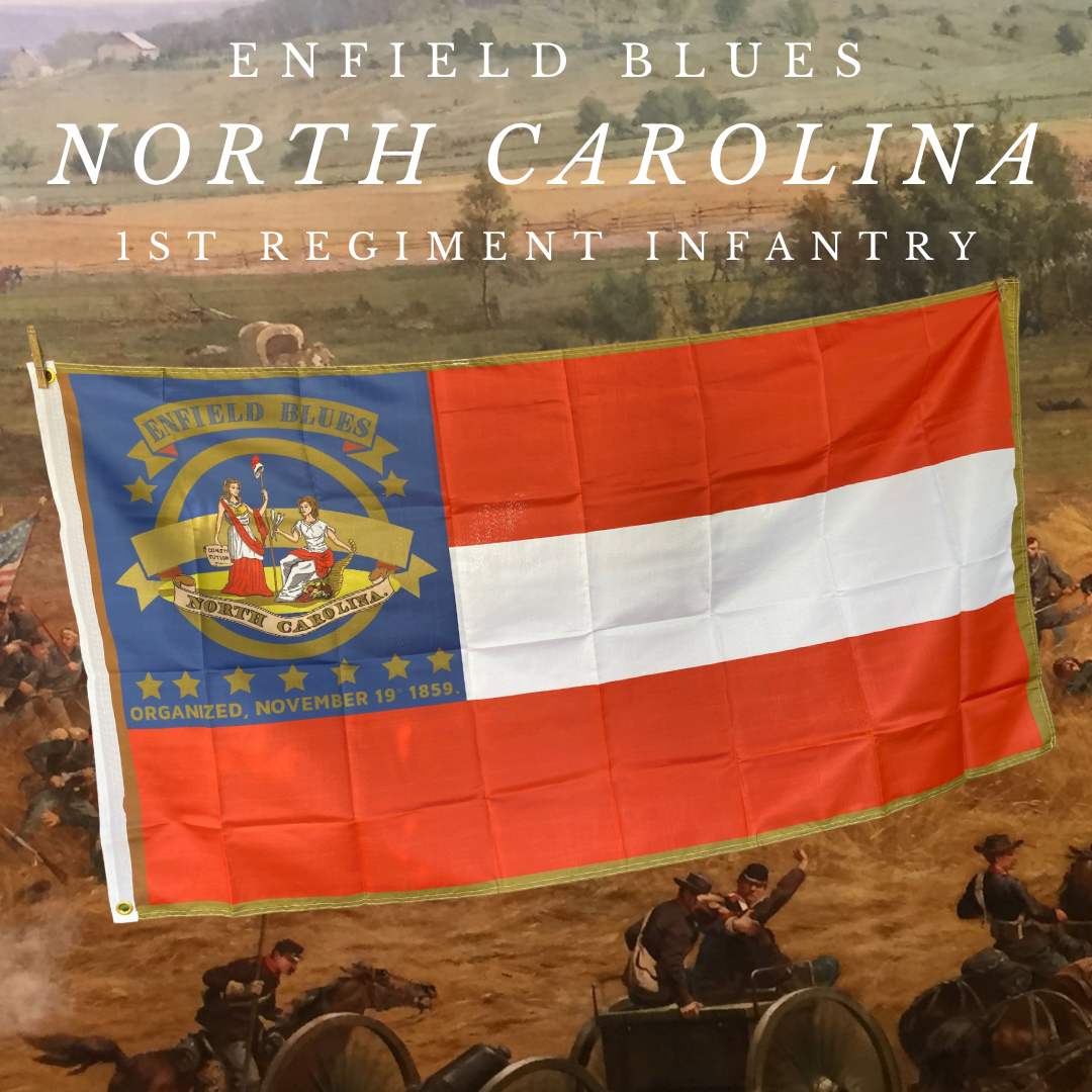 Enfield Blues - Company I - 1st North Carolina Infantry House Flag