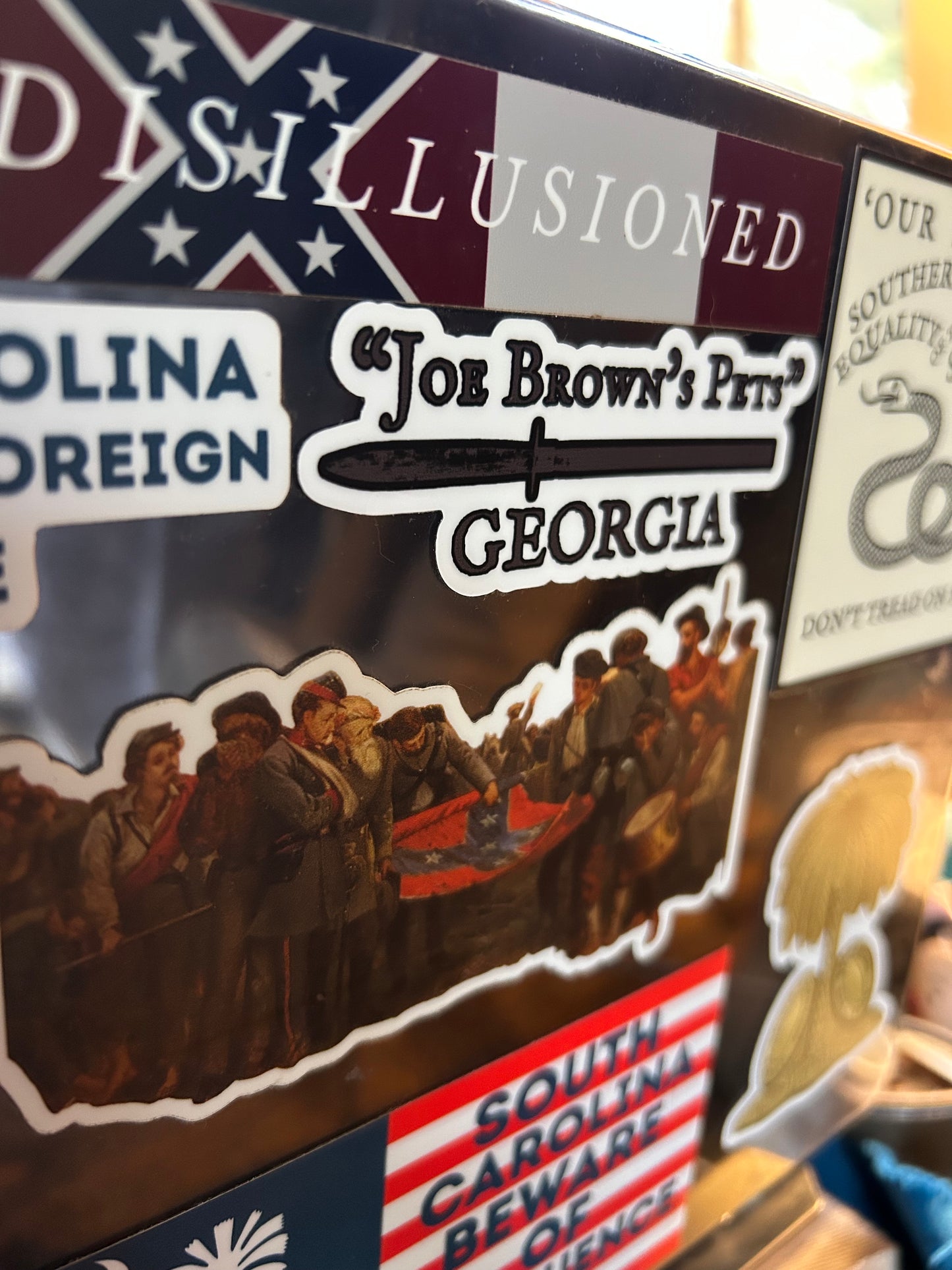 "Joe Brown's Pets" Georgia State Militia Stickers