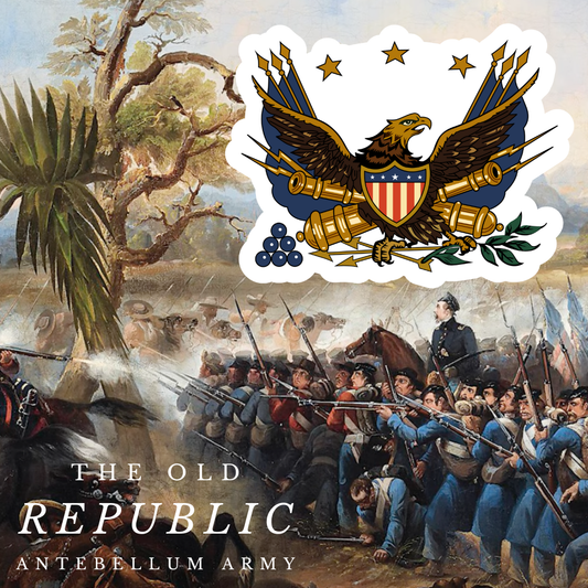 The Eagle Old Republic 1789-1865 Stickers/Magnet