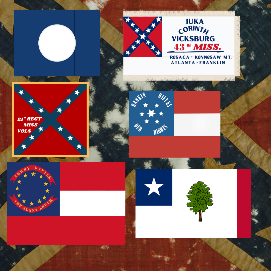 Mississippi Battle Flag Sticker Set