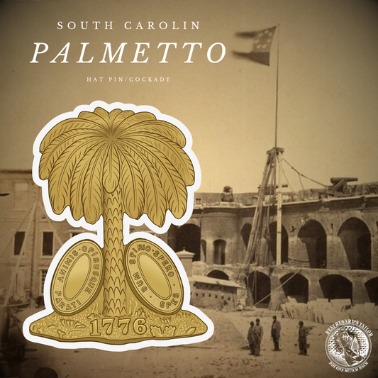 South Carolina Palmetto Cockade/Pin Stickers/Magnet