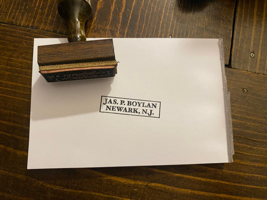 Jas. P. Boylan - Dress Coat Stamp