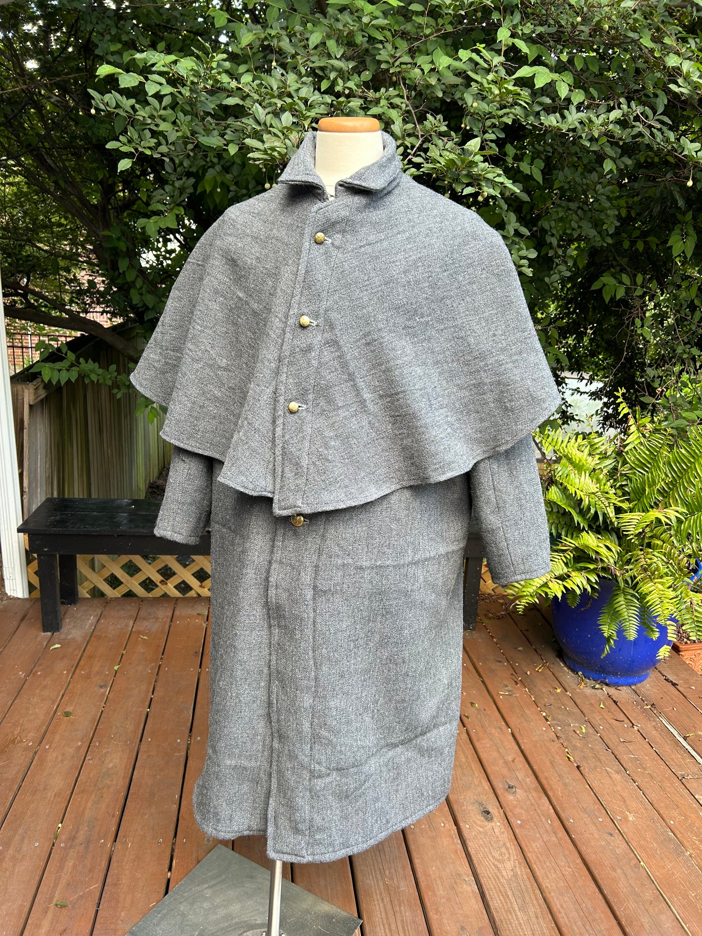 5th Texas Infantry Overcoat (Crude Broadcloth) 1861-1865