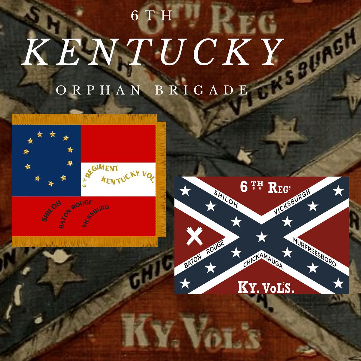 6th Kentucky Infantry Stickers / Magnets