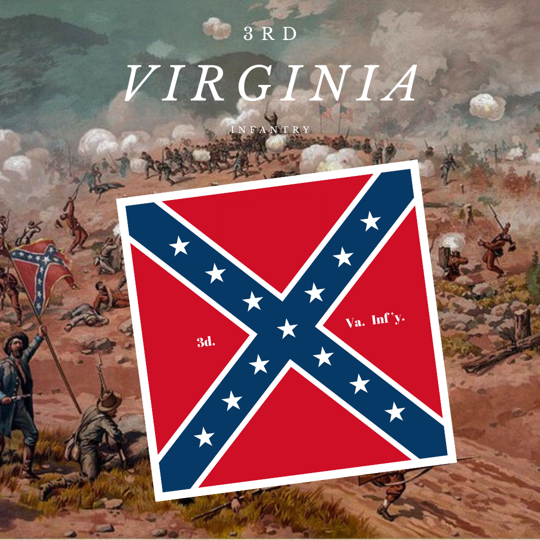 3rd Virginia Infantry Flag Sticker