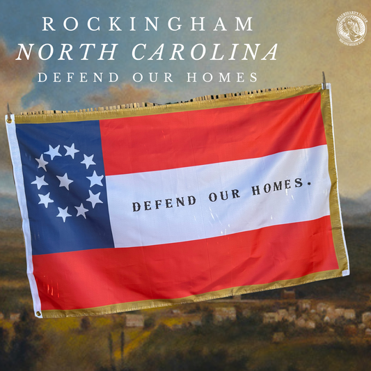 "Defend our homes" Rockingham County Flag