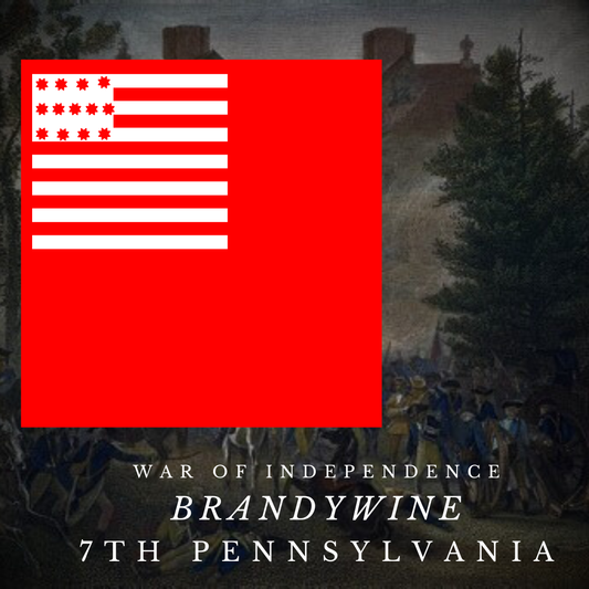 "Brandywine Flag" - Captain Robert Wilson's company of the 7th Pennsylvania Regiment Flag
