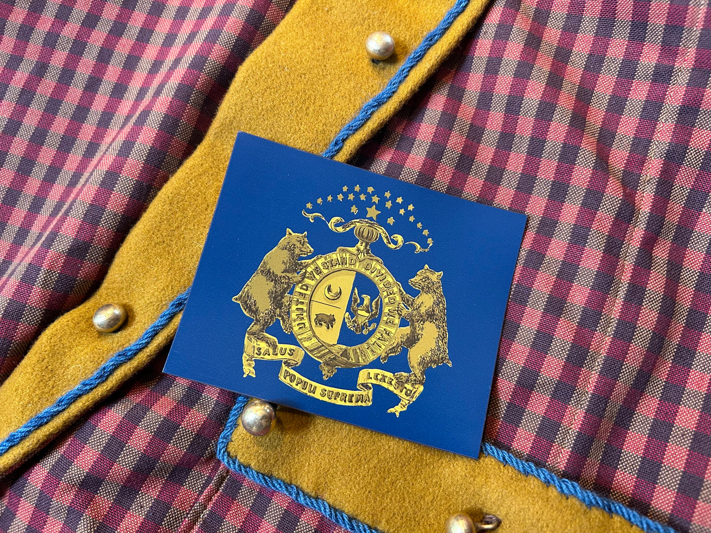 Missouri State Guard Regimental Flag Stickers/Magnets