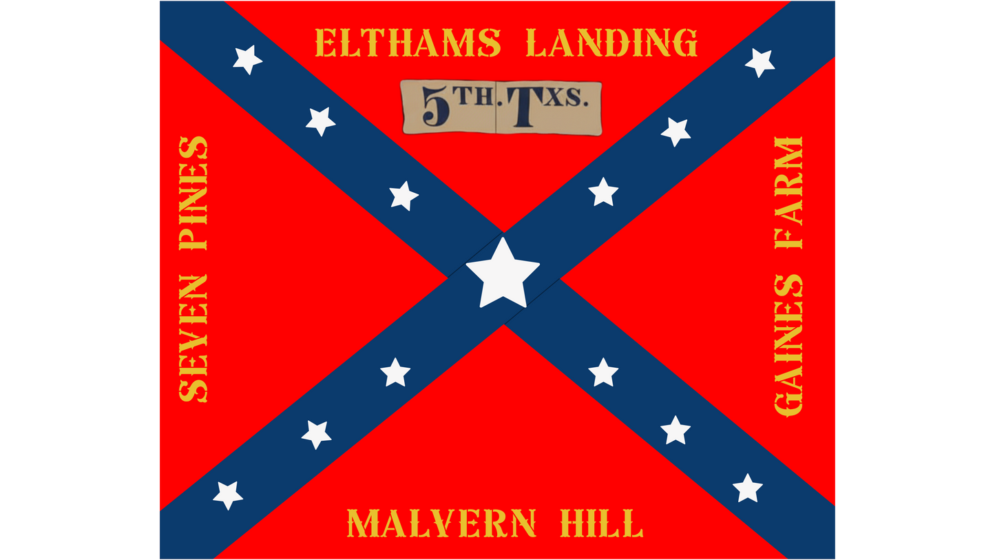 5th Texas Infantry - Battle Flag House Flag
