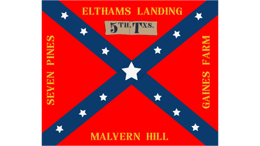 5th Texas Infantry - Battle Flag House Flag