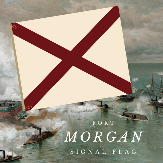 Fort Morgan CS Naval Signal Flag - 1864 Stickers