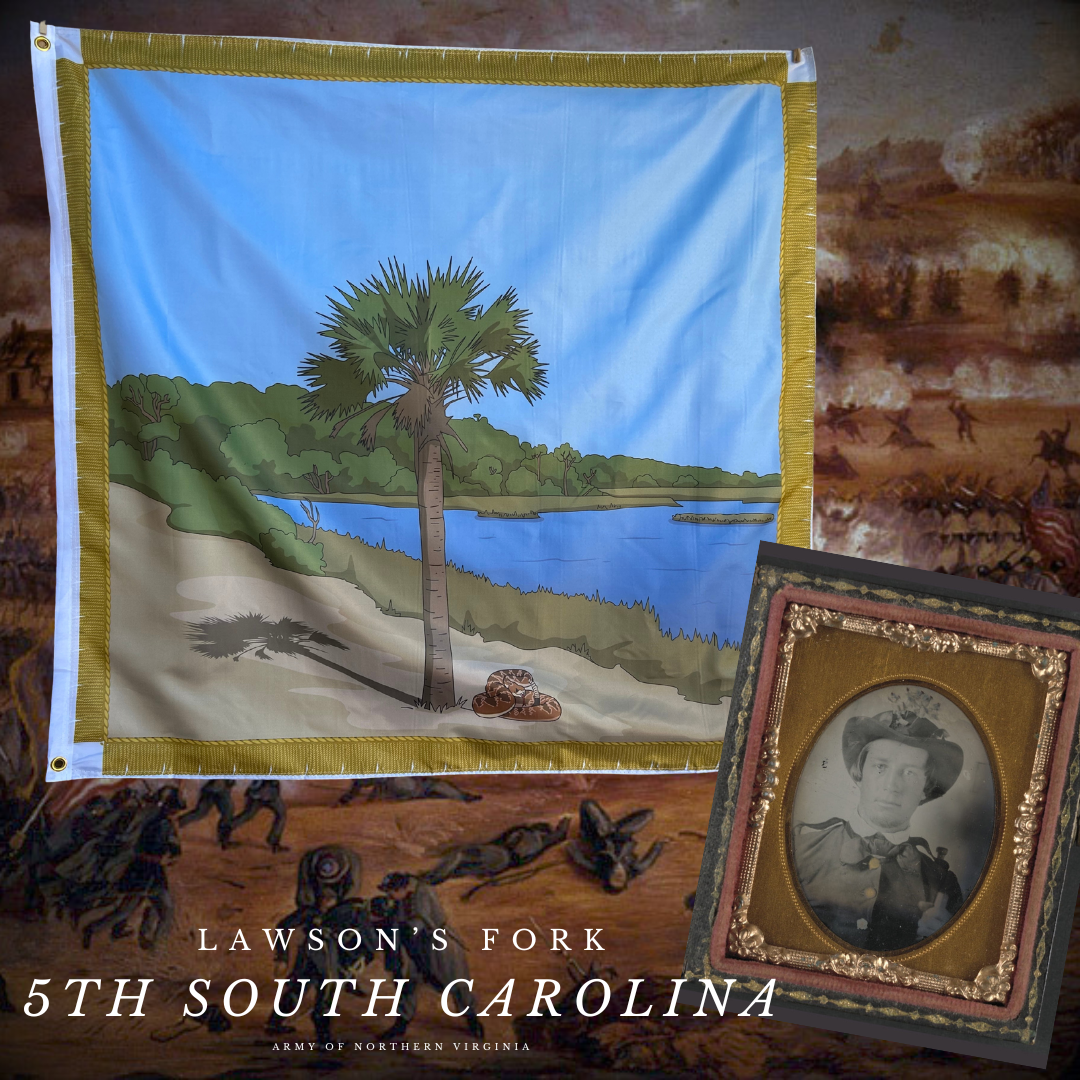"Lawson's Fork Volunteers" 5th South Carolina Flag