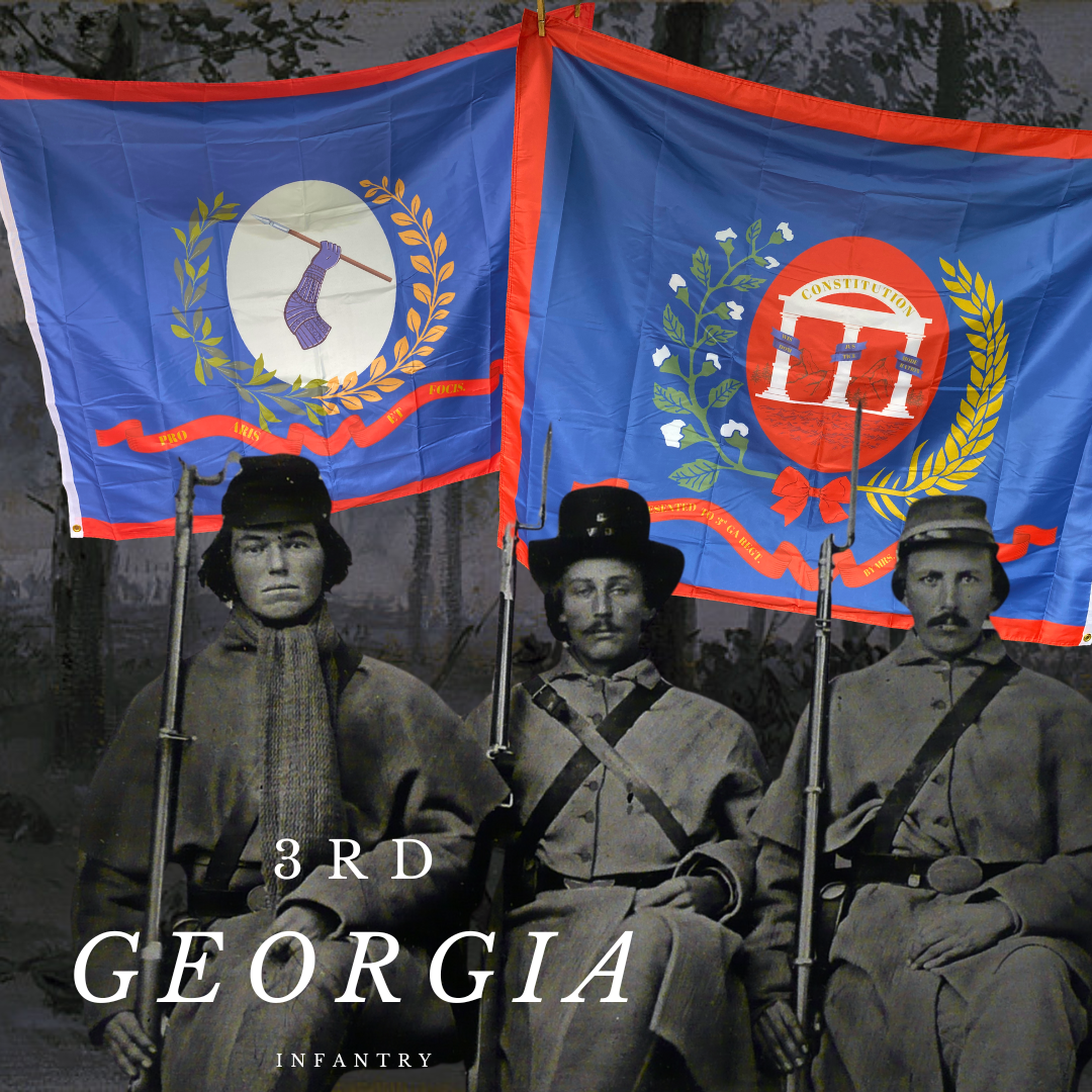 "Pro aris et focis" - "for hearth and home" - 3rd Georgia Regimental House Flag