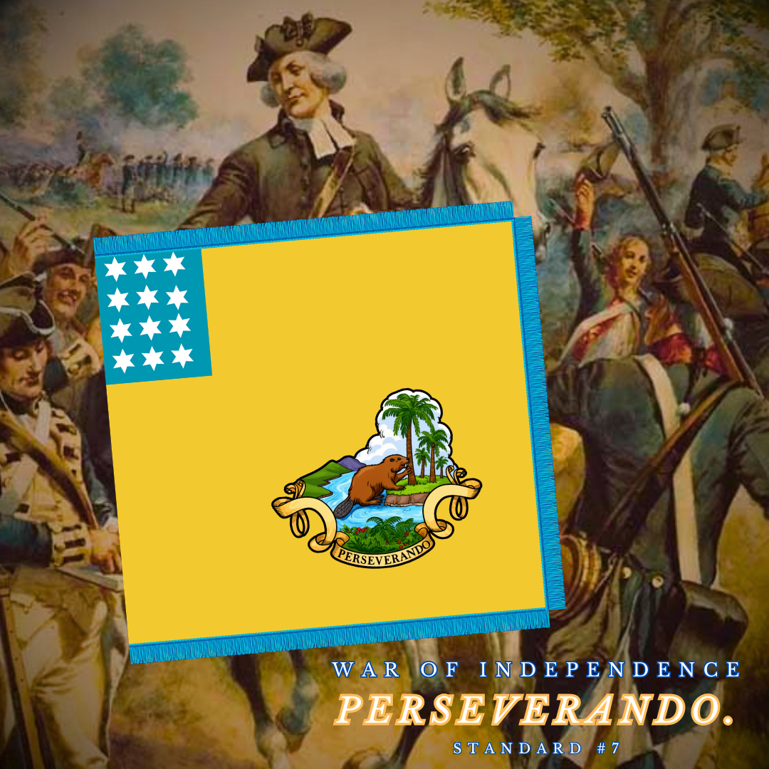 "Perseverando."  Gostelowe Standard #7 Sticker/Magnet