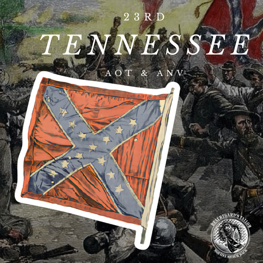 23rd Tennessee Battle Flag Stickers