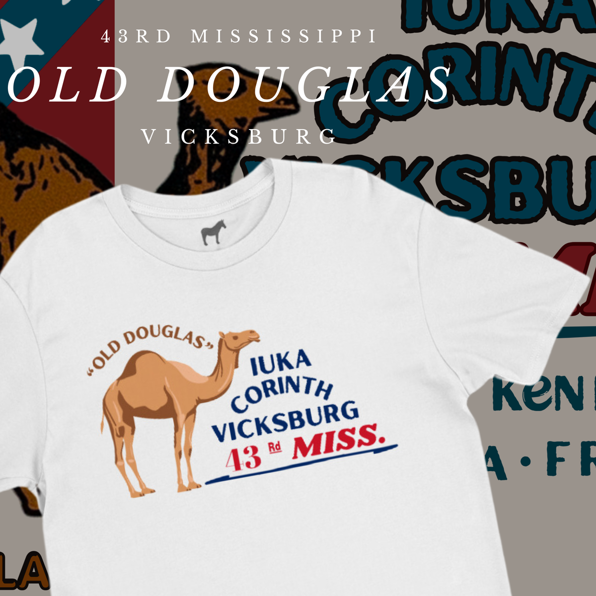 "Old Douglas" The Camel - 43rd Mississippi Shirt