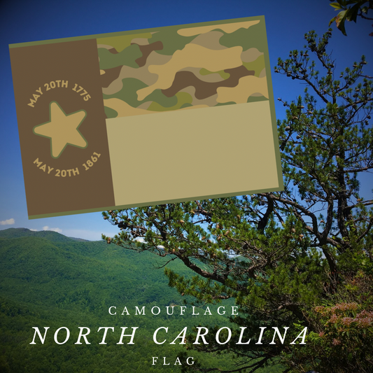 North Carolina Camouflage Flag