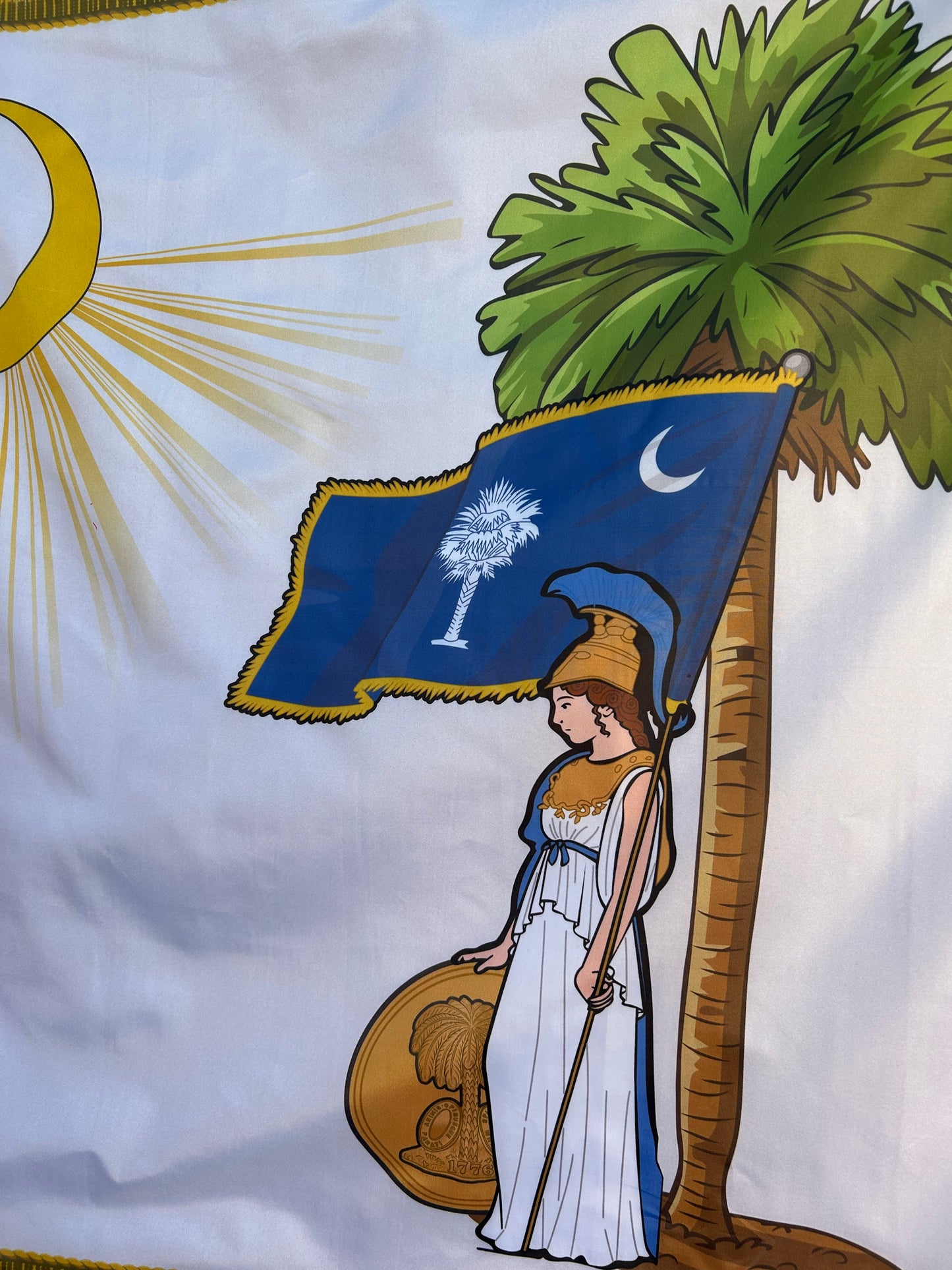 "Lawson's Fork Volunteers" 5th South Carolina Flag