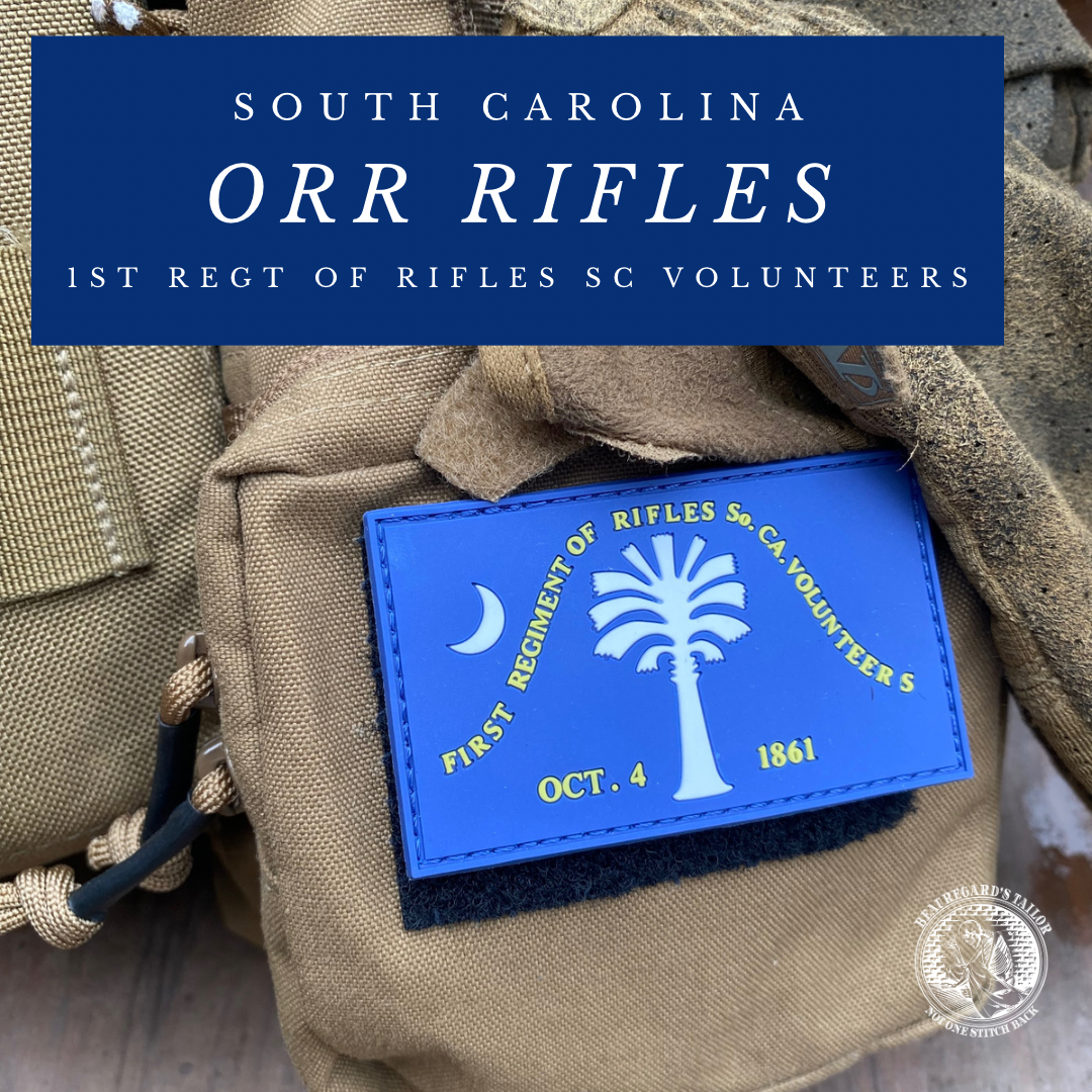 Orr Rifles - 1st Regiment of Rifles South Carolina Volunteers PVC Morale Patch