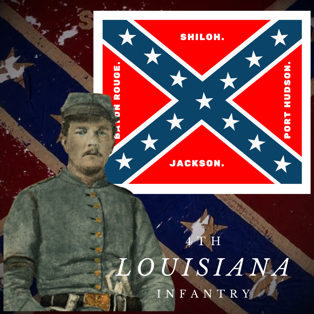 4th Louisiana Battle Flag
