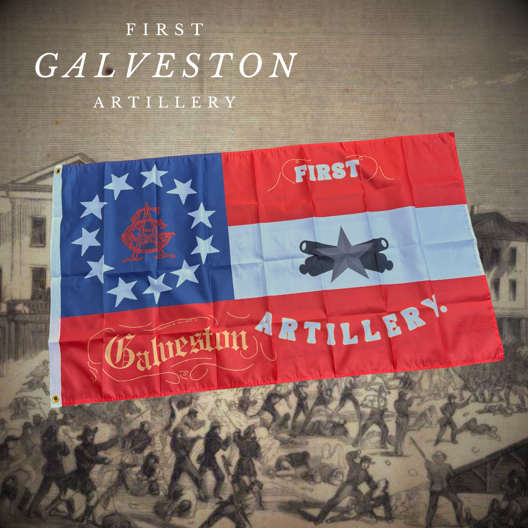 1st Galveston Artillery Flag