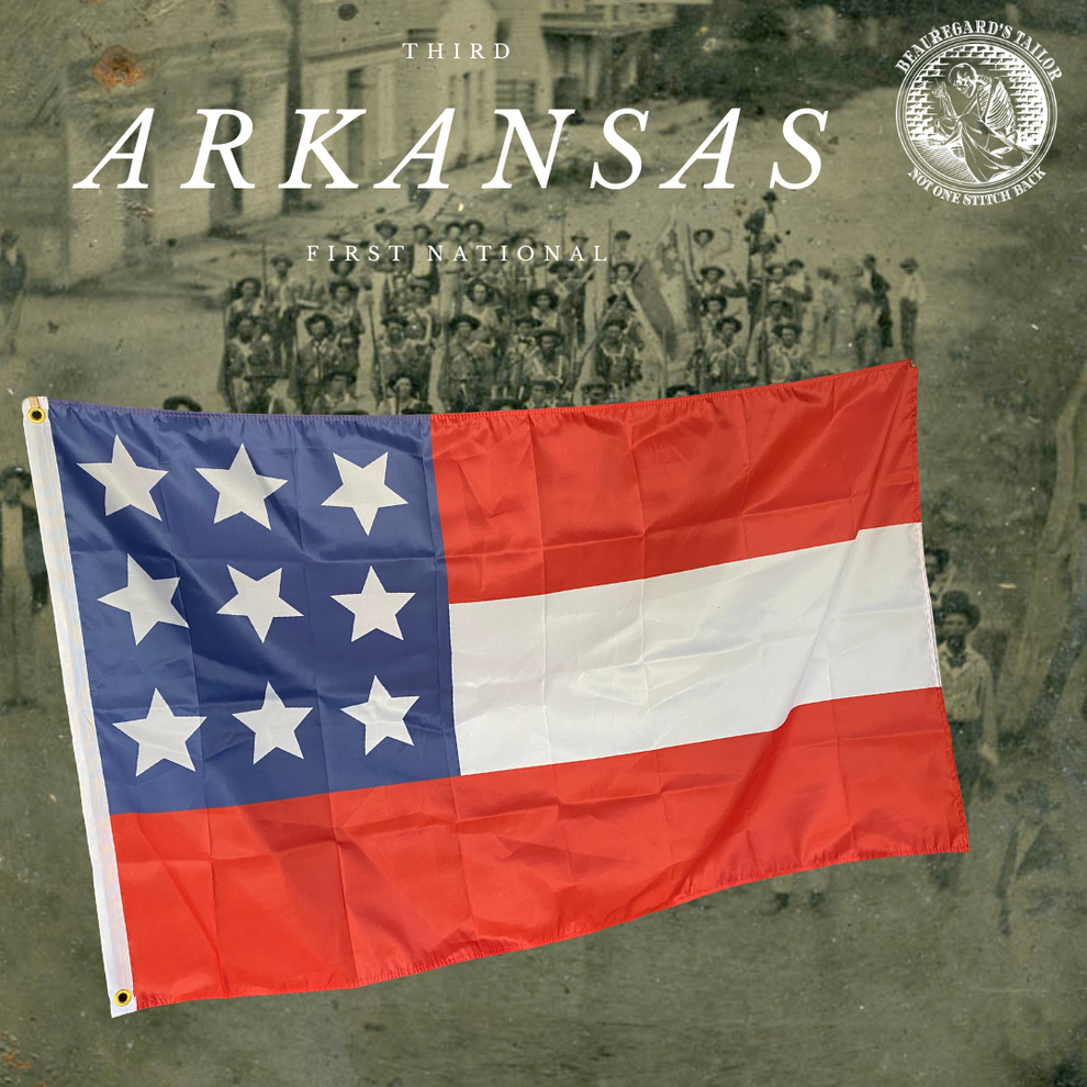 3rd Arkansas Infantry - Hempstead Rifles 1st National House Flag ...