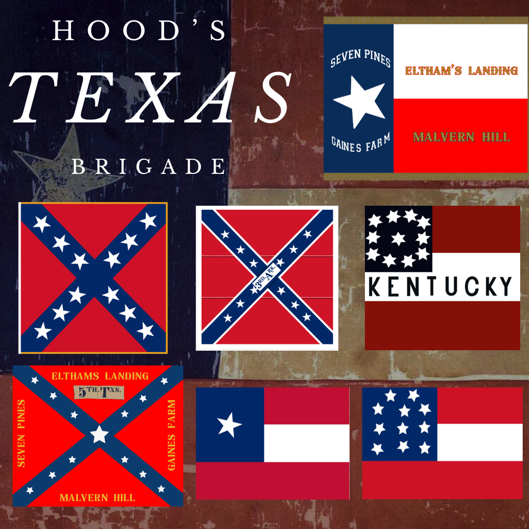 Hood's "Texas Brigade" Sticker Set