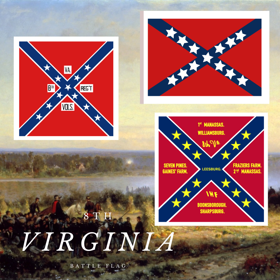 8th Virginia Infantry Flag Sticker