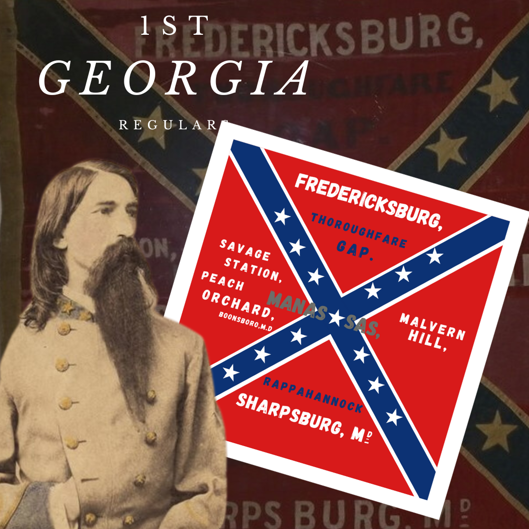 First Georgia Regulars 1st Georgia Regulars Flag Stickers/Magnet – Beauregard's Tailor