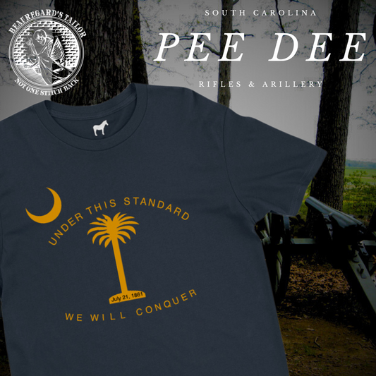 Pee Dee Rifles - Company D 1st Regiment of South Carolina Infantry Flag T-Shirt