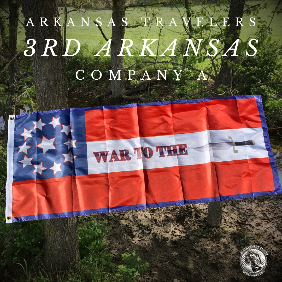 3rd Arkansas Infantry  - Arkansas Travelers 1st National Flag