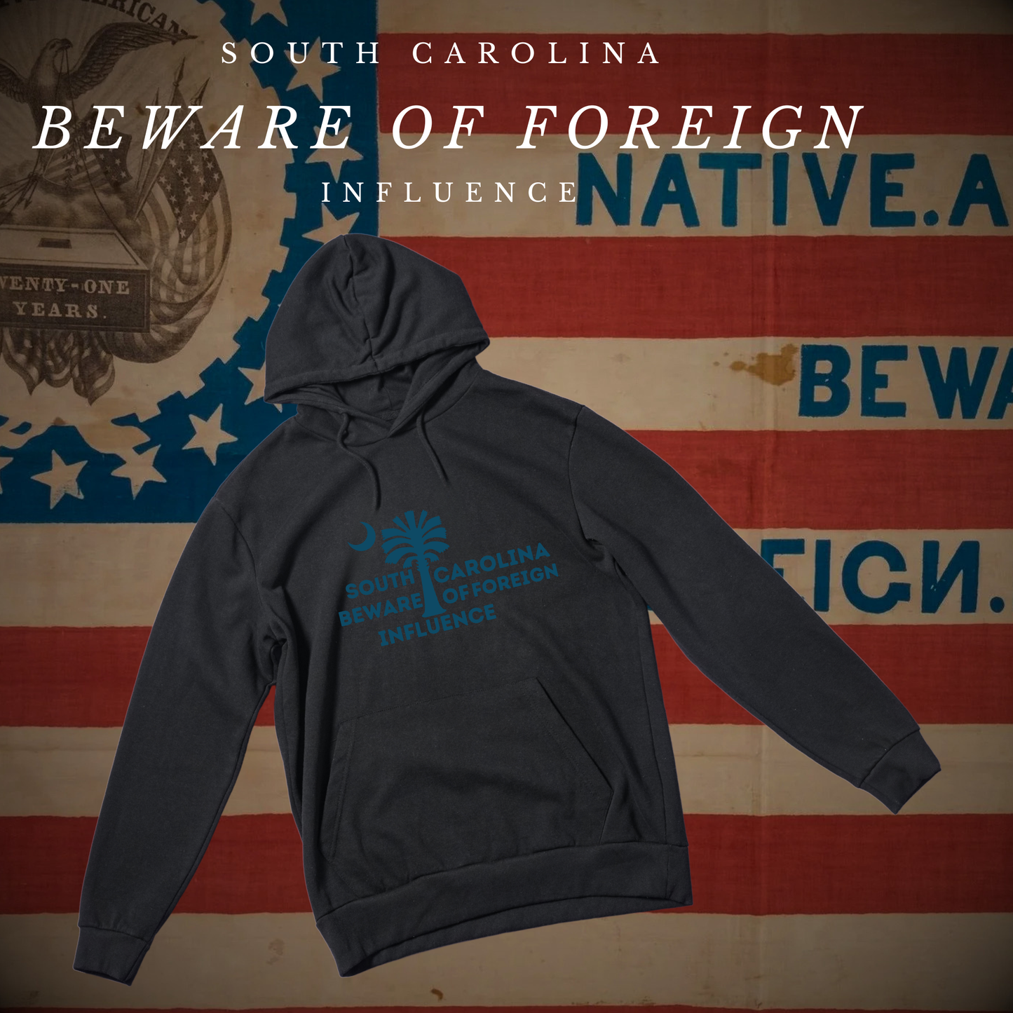 "South Carolina Beware of Foreign Influence" Hoodie