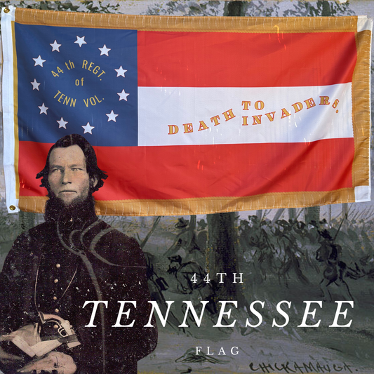 "Death to Invaders" 44th Tennessee 1st National House Flag