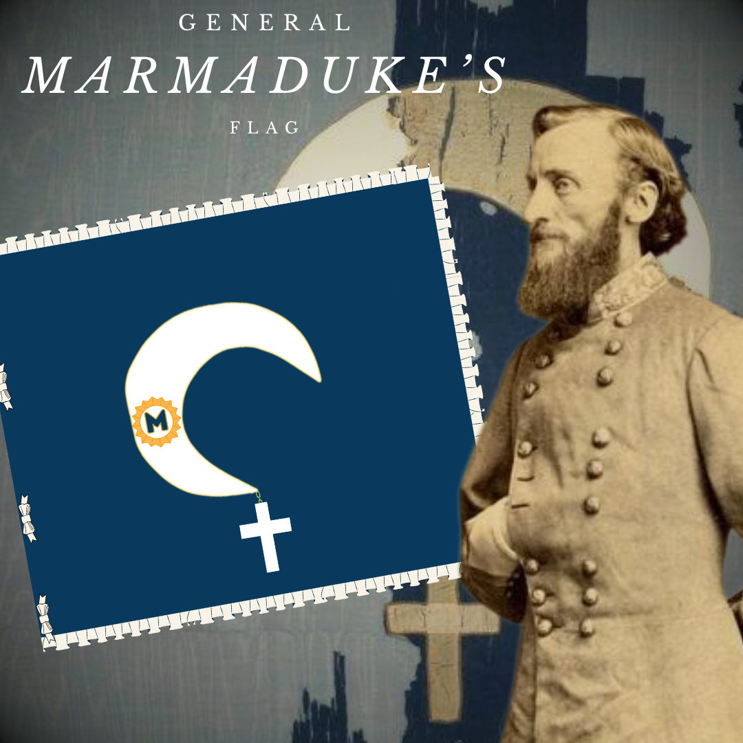 General John. S. Marmaduke's Flag Die-cut Stickers