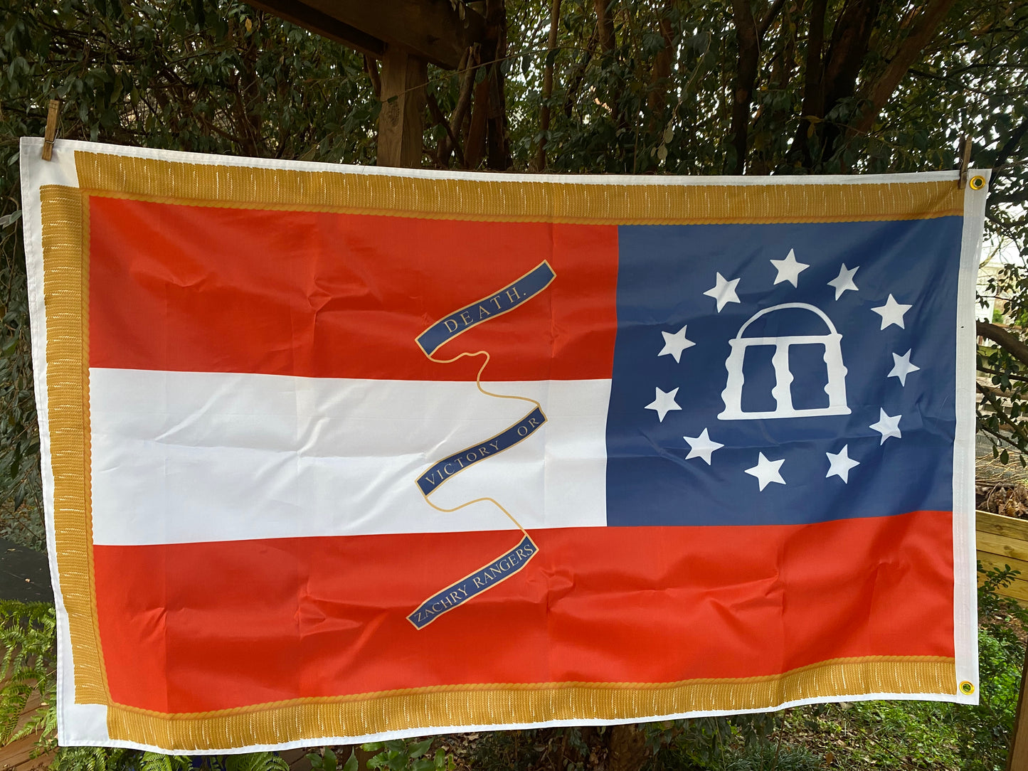 27th Georgia Infantry 1st National House Flag