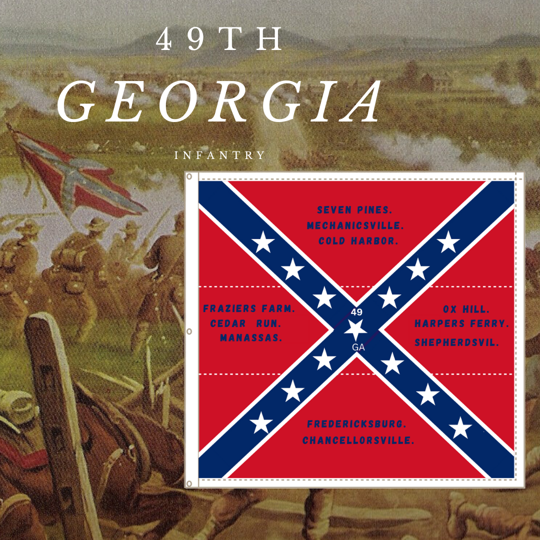 49th Georgia Infantry Flag Stickers/Magnet – Beauregard's Tailor