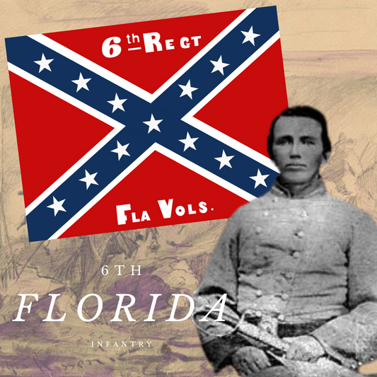 6th Florida Infantry Battle Flag House Flag