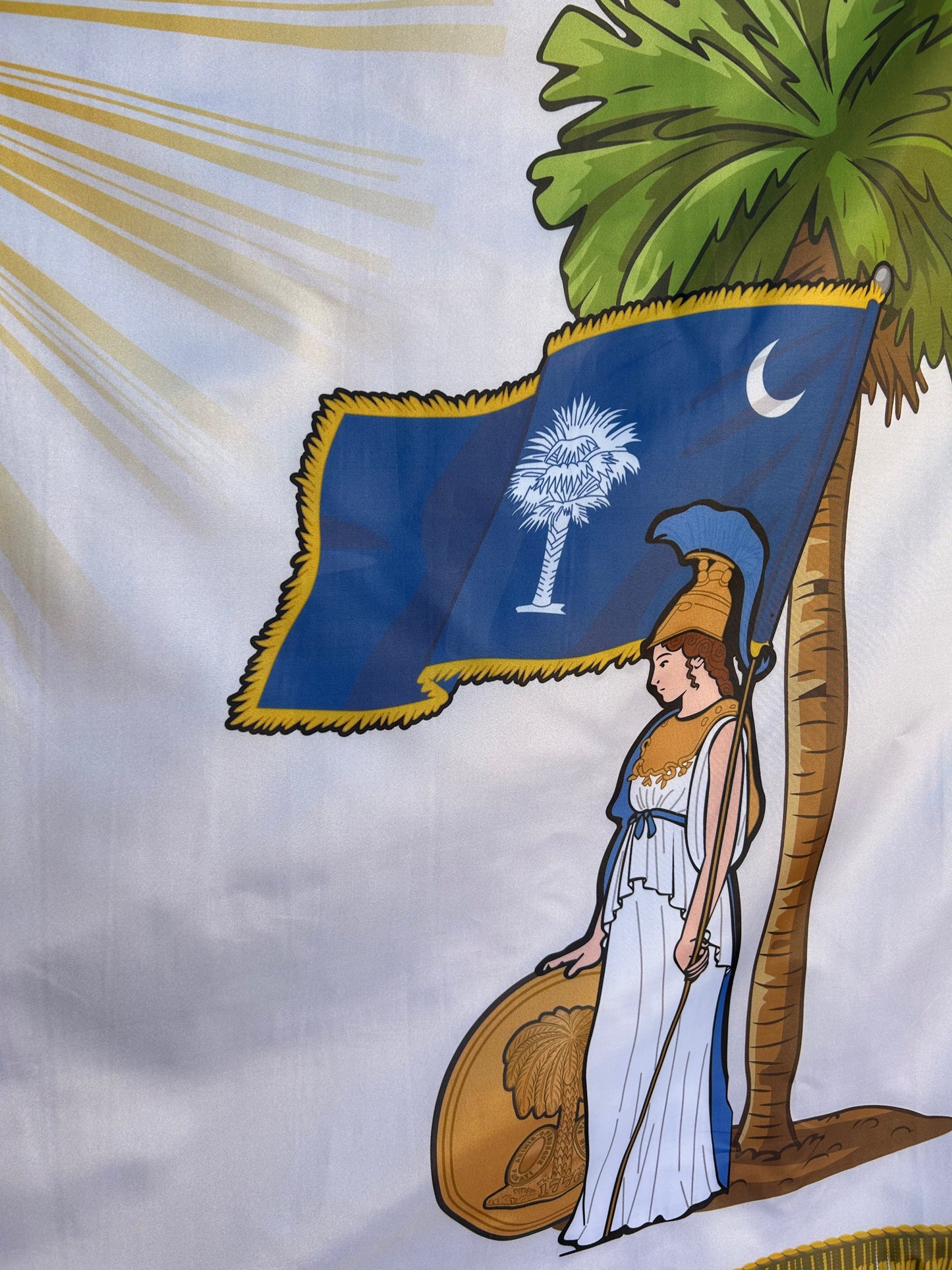 "Lawson's Fork Volunteers" 5th South Carolina Flag