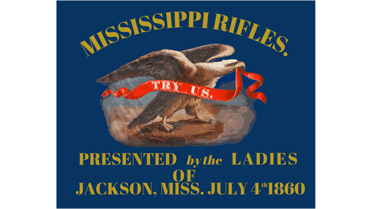 10th Mississippi Infantry Flag Stickers/Magnet